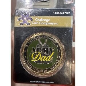 Challenge Coin U.S. ARMY PROUD DAD CHALLENGE COIN